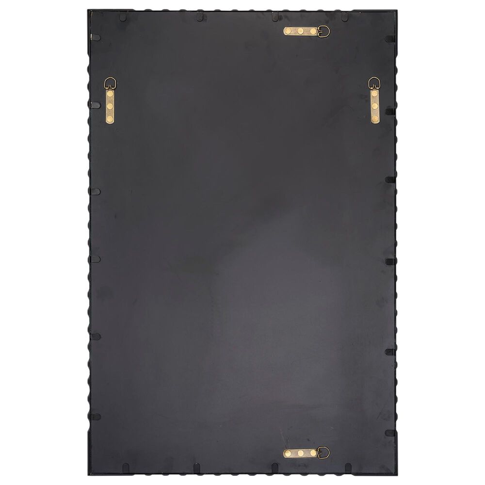 Splendor Living Montclair Rectangle Wall Mirror in Black, , large