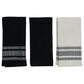 Willow & Hem Cumberland Kitchen Towel in Black (Set of 3), , large