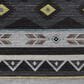 Dalyn Rug Company Phoenix PH3 2"3" x 7"6" Black Indoor/Outdoor Runner, , large