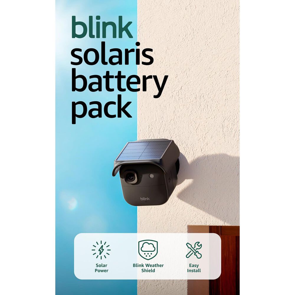 Blink Solar Battery Pack in Black, , large