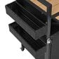 HOMLUX 53" Wicker Outdoor Kitchen Island in Black Brown, , large