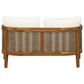 Linon Home Decor Chaddsley 2-Piece Outdoor Conversation Set in Brown, , large