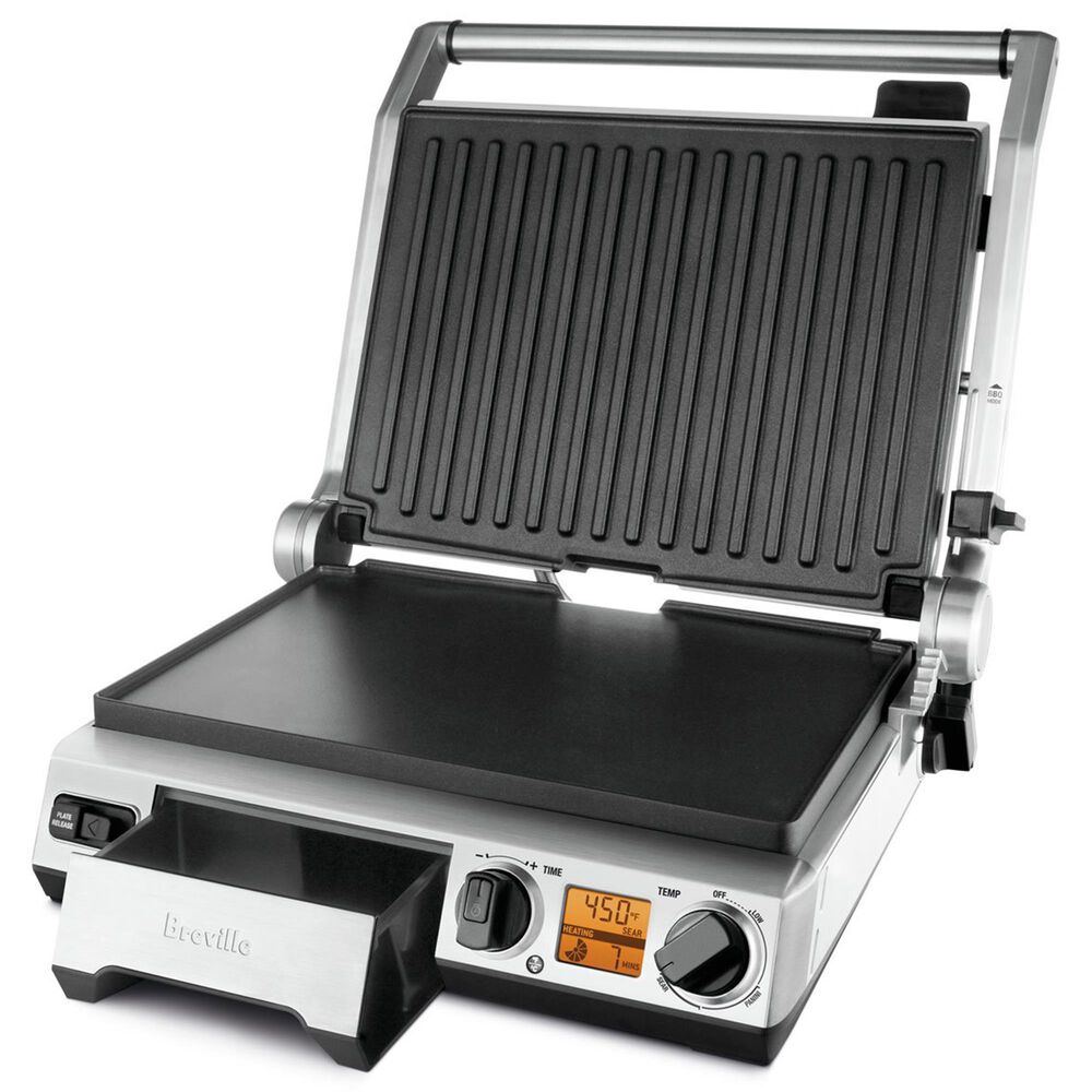 Breville 17&quot; Smart Grill in Brushed Stainless Steel, , large
