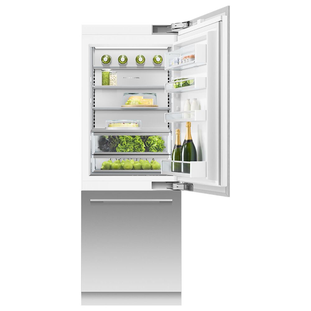 Fisher &amp; Paykel 30&quot; Integrated Bottom Mount Column Door Panel Right Hinge in Stainless Steel, , large