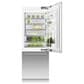 Fisher & Paykel 30" Integrated Bottom Mount Column Door Panel Right Hinge in Stainless Steel, , large
