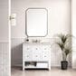 James Martin Vanities Breckenridge 36" Single Bathroom Vanity in Bright White with 3 cm Eternal Marfil Quartz Top and Rectangular Sink, , large