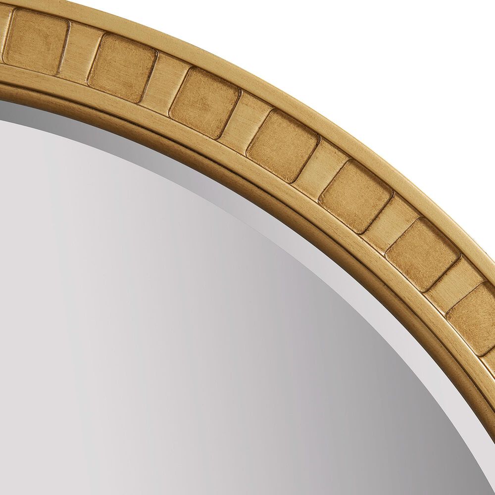 Jennifer Taylor Home Dauphin Wall Mirror in Golden Oak Nebraska