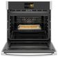 GE Profile 2-Piece Kitchen Package with Stainless Steel 30" Smart Built-In Convection Single Wall Oven and Black Electric Cooktop, , large