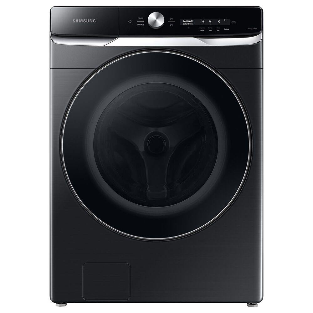 Samsung 5 Cu. Ft. Smart Dial Front Load Washer with OptiWash in Brushed Black, , large