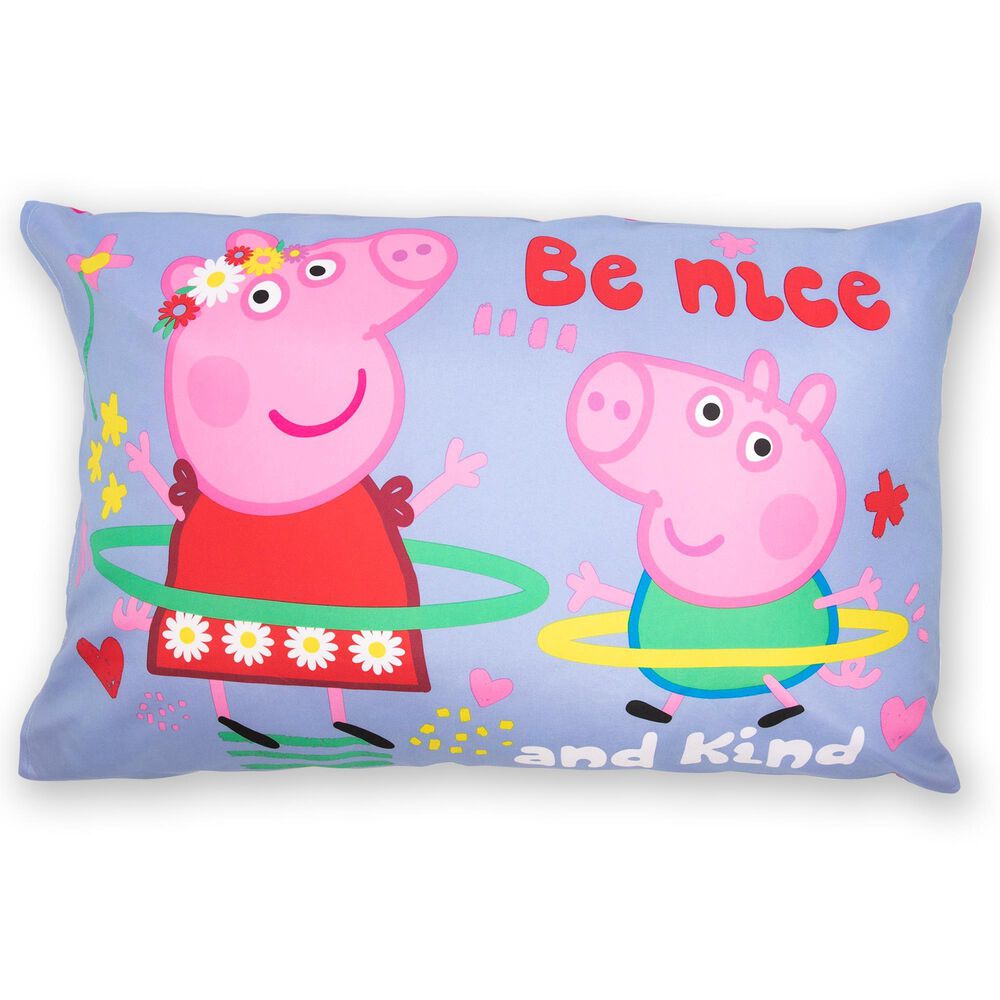 Nojo Baby and Kids Peppa Pig 4-Piece Toddler Bed Set in Pink, Red, Lavender, Yellow and Blue, , large
