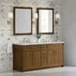 James Martin Bellshire 72" Double Bathroom Vanity in Honey Oak with 3 cm Ethereal Noctis Silestone Top and Rectangular Sinks, , large