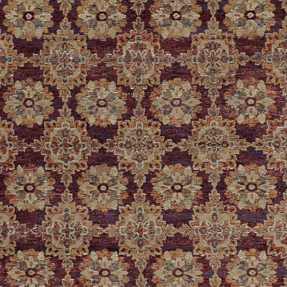 Oriental Weavers Andorra 6883A 10&#39; x 13&#39;2&quot; Red and Gold Area Rug, , large