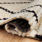 Chris Loves Julia x Loloi Alice ALI-04 5"2" x 7"6" Cream and Charcoal Area Rug, , large
