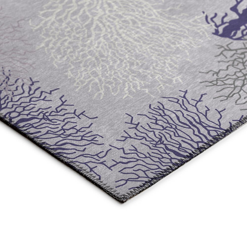 Dalyn Rug Company Seabreeze Animal Print 10&#39; x 14&#39; Lavender Area Rug, , large