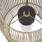 Golden Lighting Seabrooke 1-Light Outdoor Pendant in Natural Black, , large