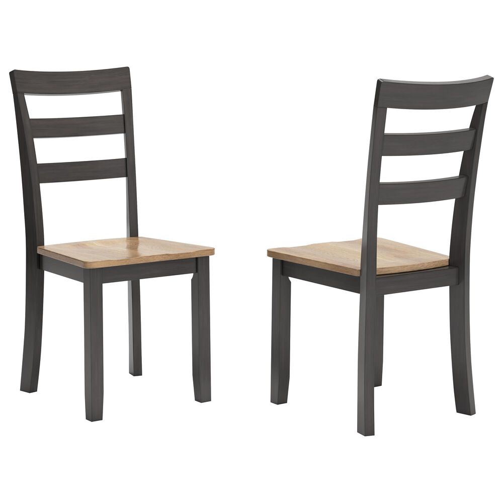 Ashley Gesthaven Dining Chair Set of 2 in Natural and Brown, , large