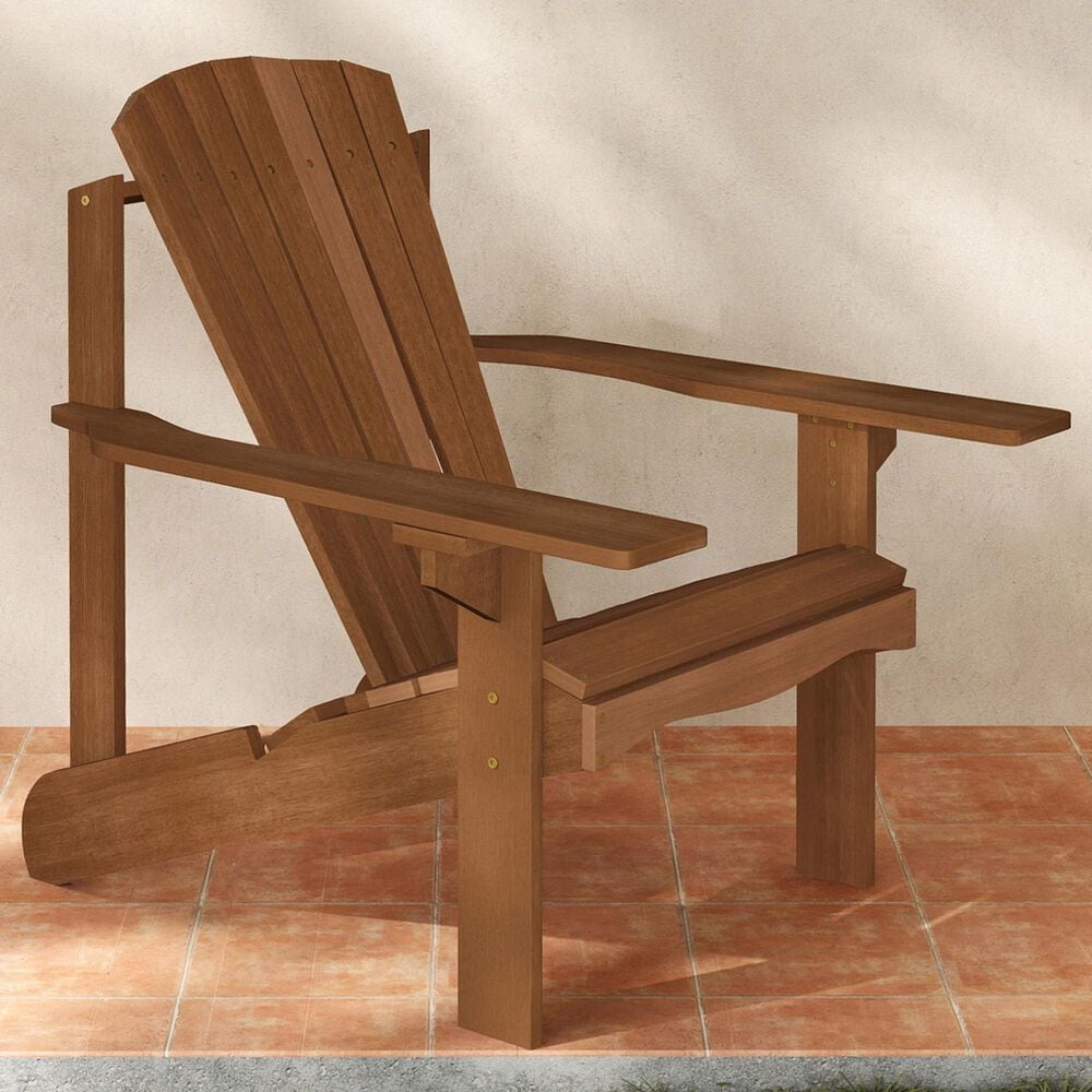 Homlux Patio Adirondack Chair in Natural, , large