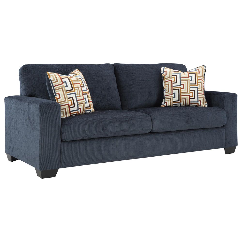 Ashley Aviemore Stationary Sofa and Loveseat Set in Ink, , large