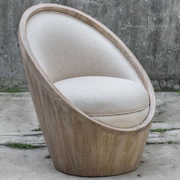 Uttermost Noemi Accent Chair in Warm Oatmeal, , large