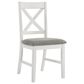 Mayberry Hill Summerville 6-Piece Rectangular Dining Set in Oak and Antique White, , large
