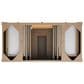 James Martin Brittany 48" Single Bathroom Vanity in Pecan with 3 cm Parisien Bleu Silestone Top and Rectangular Sink, , large