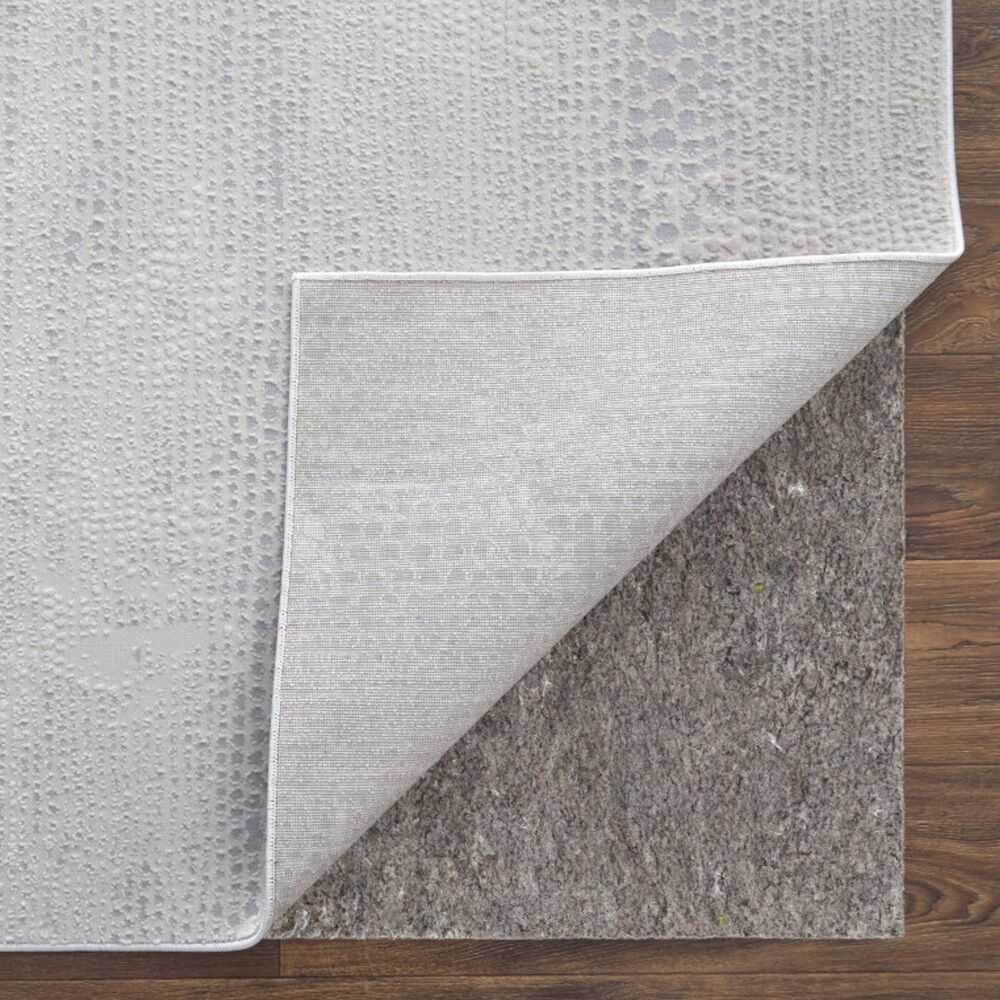 Feizy Prasad Ivory and Gray 2'10" x 7'10" Runner, , large