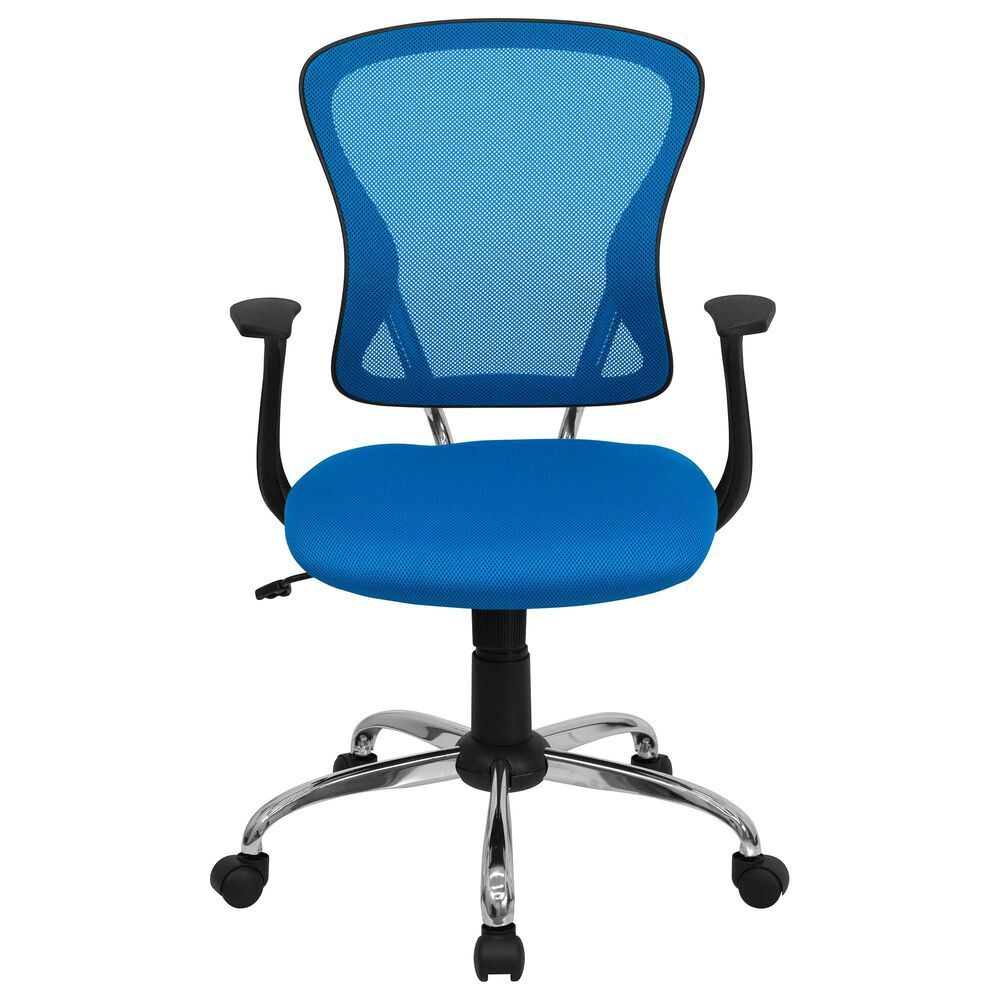 Flash Furniture Swivel Task Chair in Blue, , large