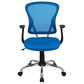 Flash Furniture Swivel Task Chair in Blue, , large