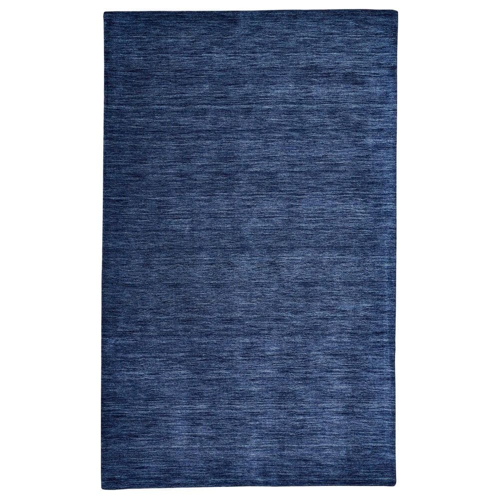 Feizy Luna 3"6" x 5"6" Dark Blue Area Rug, , large
