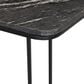 Four Hands Adalley End Table in Polished Black and Matte Black, , large