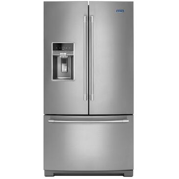 Maytag 26.8 Cu. Ft.  36" Wide French Door Refrigerator in Fingerprint Resistant Stainless Steel, , large