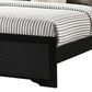 Crown Mark Amalia Queen Upholstered Panel Bed in Black, , large