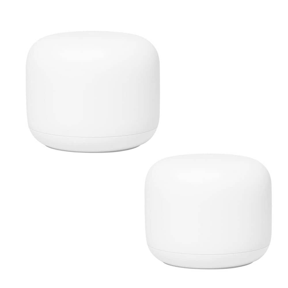 Google Nest Wifi AC2200 Mesh System Router and Point in Snow, , large