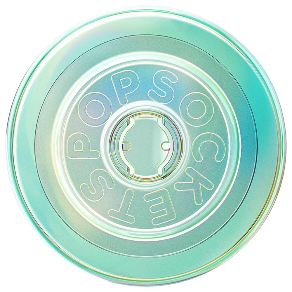 PopSockets MagSafe Circle PopGrip in Iridescent Turqoise, , large