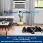 GE Appliances 8000 BTU Smart Electronic Window Air Conditioner in White, , large