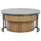 Ashley Fridley 2-Piece Nesting Coffee Table Set in Natural, Gray and Black, , large
