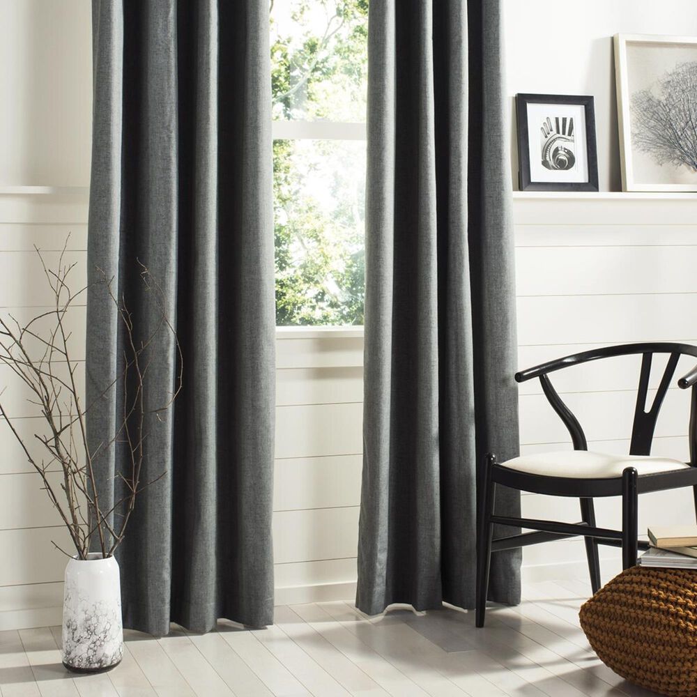 Safavieh Melissia 52"x84" Window Panel in Grey, , large