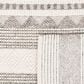 Safavieh Natura Transitional 10" Square Grey and Ivory Area Rug, , large