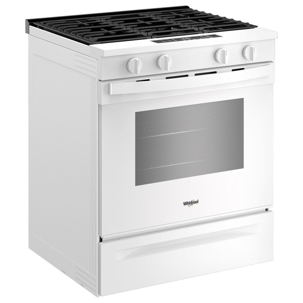 Whirlpool 30" Gas Range in White, , large
