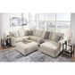 Ashley Edenfield Oversized Accent Ottoman in Linen, , large