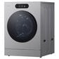 LG 5.8 Cu. Ft. Mega Capacity Smart Front Load Washer in Brushed Platinum Steel, , large