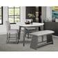 Global Furniture USA Marble Counter Height Table in Light Gray - Table Only, , large