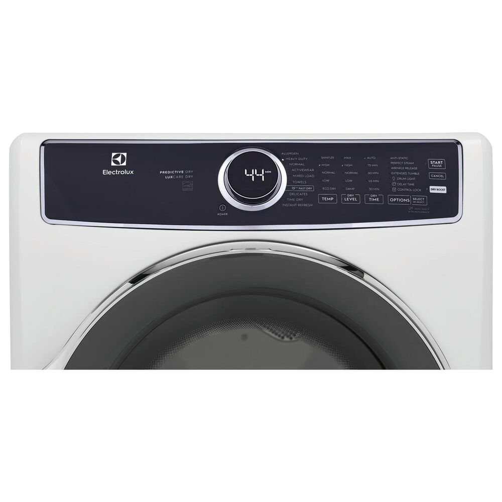 Electrolux 4.5 Cu. Ft. Front Load Washer and 8 Cu. Ft. Gas Dryer Laundry Pair in White, , large