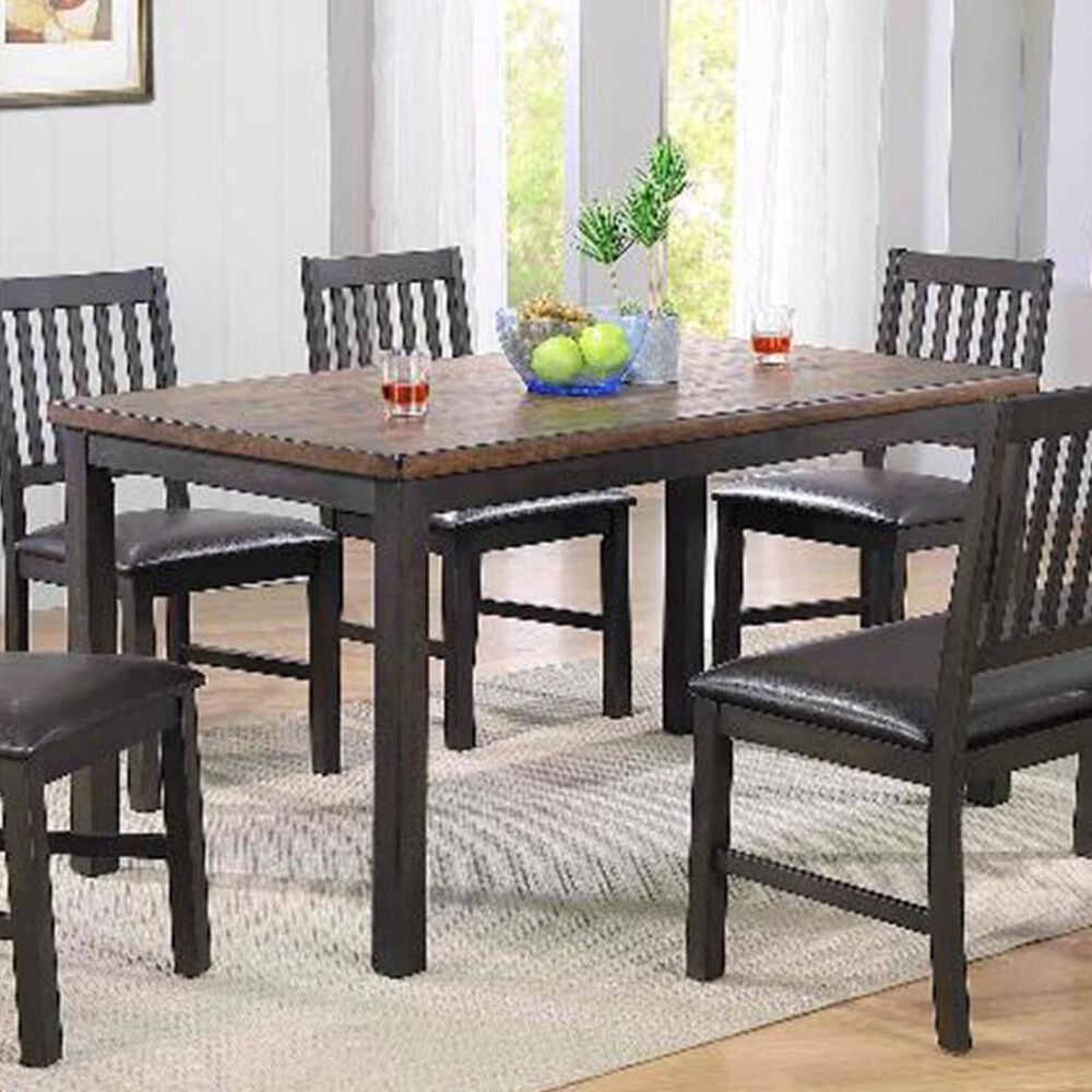 Radius Ashford Dining Table in Black and Brown, , large