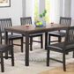 Radius Ashford Dining Table in Black and Brown, , large