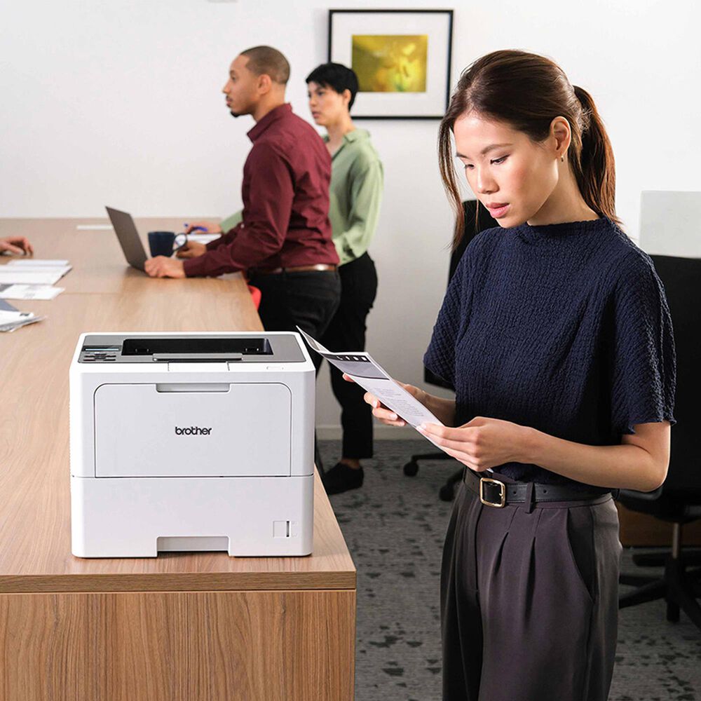 Brother HL?L6210DW Business Monochrome Laser Printer,Large Paper Capacity, Wireless Networking, , large