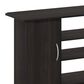 HOMLUX 42.1" Modern TV Stand Entertainment Center with 2-Door in Espresso, , large