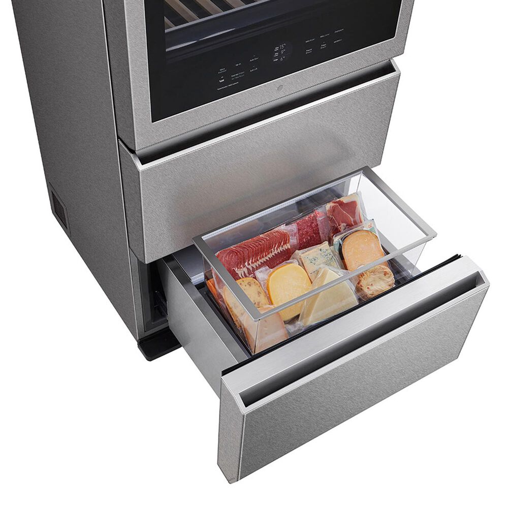 LG 15.3 Cu. Ft. Wine Cellar Refrigerator in Textured Steel, , large