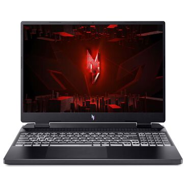 Acer Nitro 16 16" Gaming Notebook 1920x1200 WUXGA 165Hz AMD Ryzen 7 7840HS 16GB RAM 512GB SSD NVIDIA GeForce RTX 4060 8GB in Obsidian Black, , large