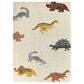 Balta Rugs Dinosaur Cream 5" 3" x 7" Area Rug, , large